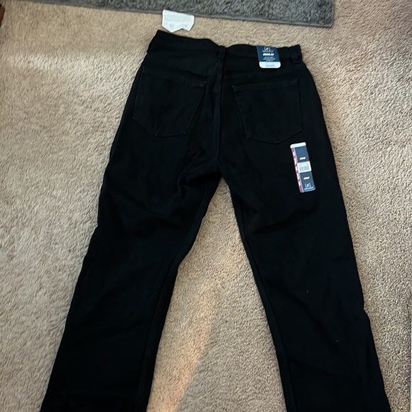 Black Mens Straight legged Jeans - Picture 4 of 6